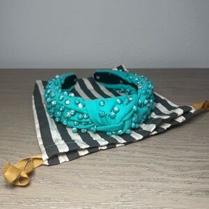 Lele Sadoughi Pistachio Knotted Headband